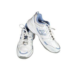 New Balance 401V2 Womens Athletic Sneakers White & Light Blue Size 8.5 US